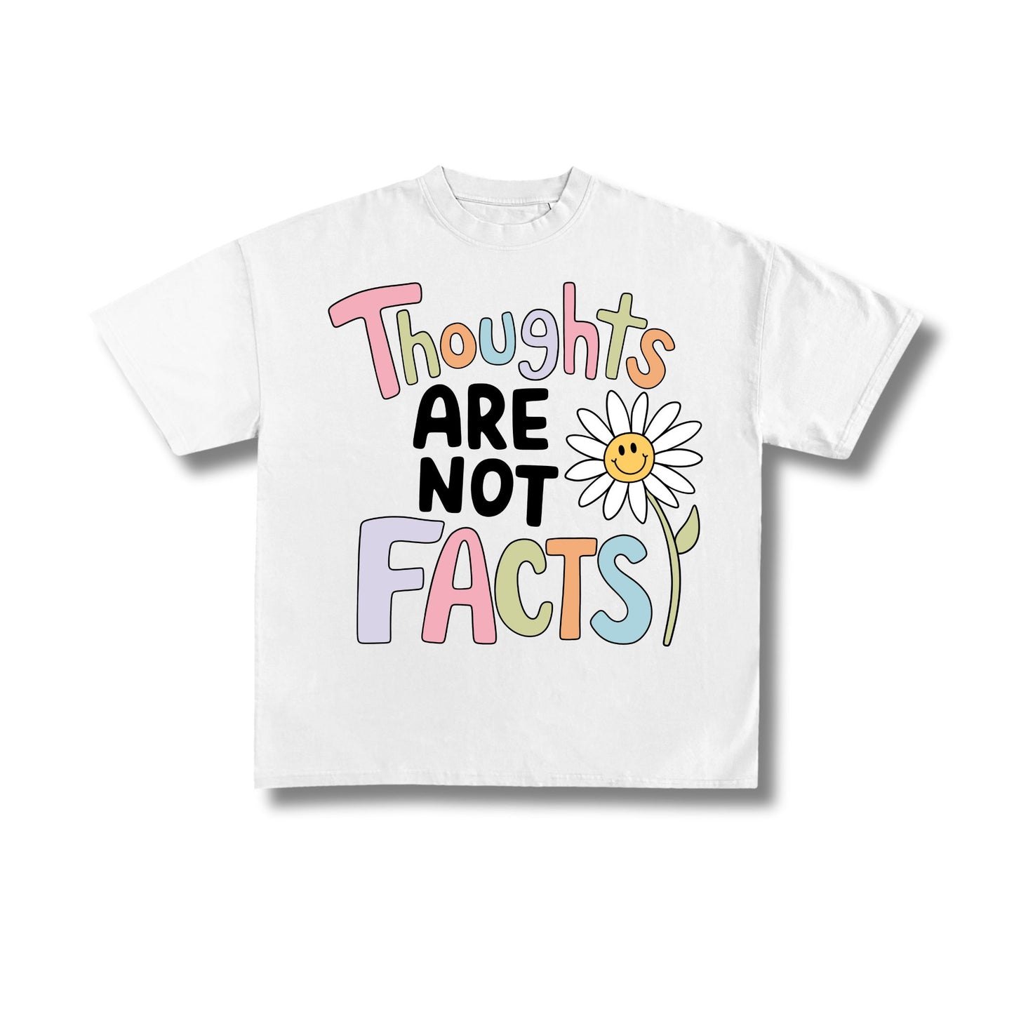 "Thoughts are Not Facts" Premium Oversized Tee Unisex
