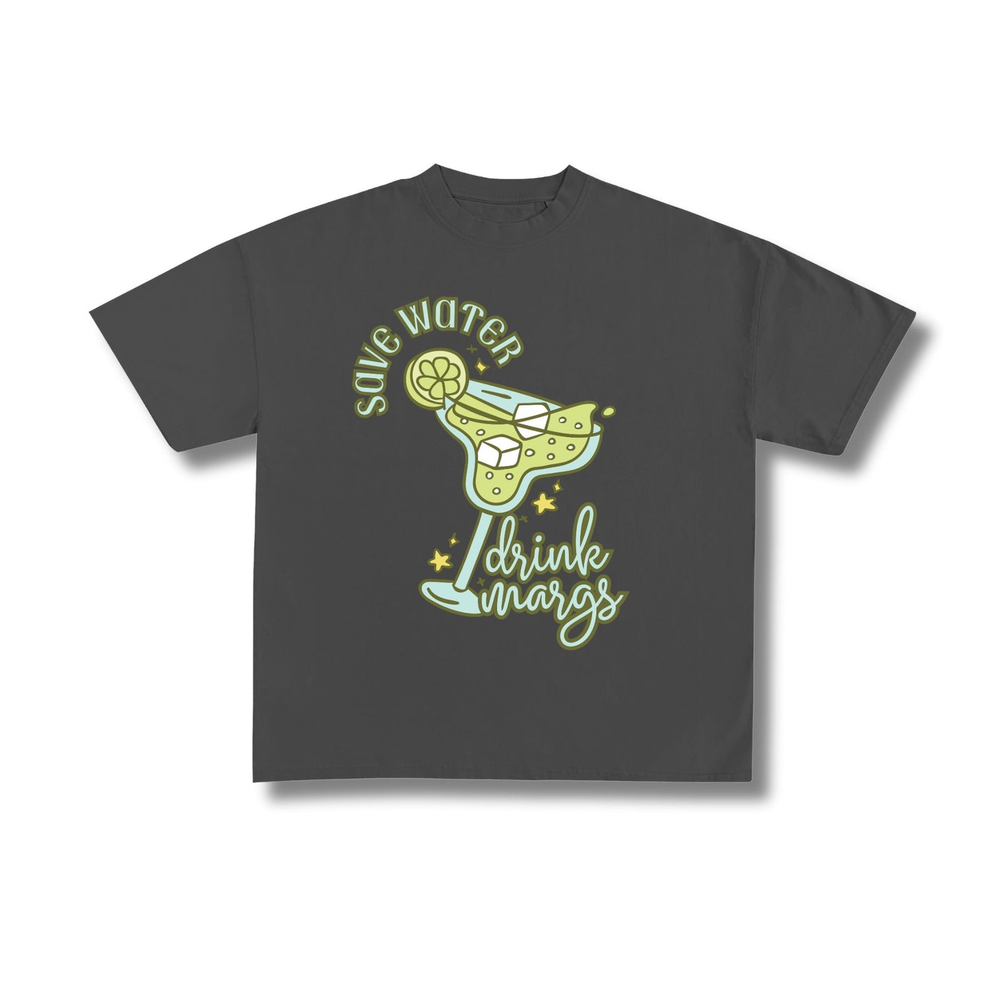 "Save Water Drink Margs" Premium Oversized Tee Unisex