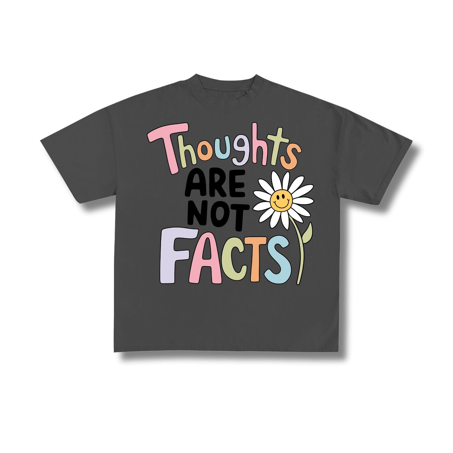 "Thoughts are Not Facts" Premium Oversized Tee Unisex