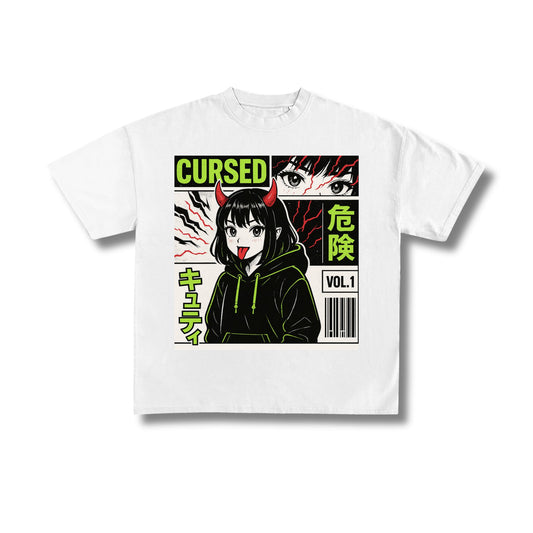 "Cursed Anime" Premium Oversized Tee Unisex
