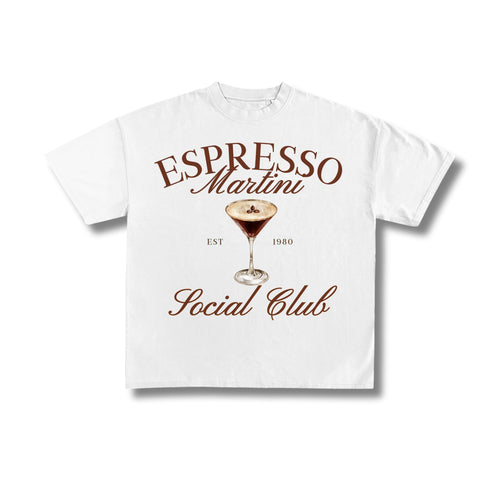 "Cocktail Social Club" Premium Oversized Tee Unisex