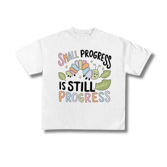 "Small Progress" Premium Oversized Tee Unisex