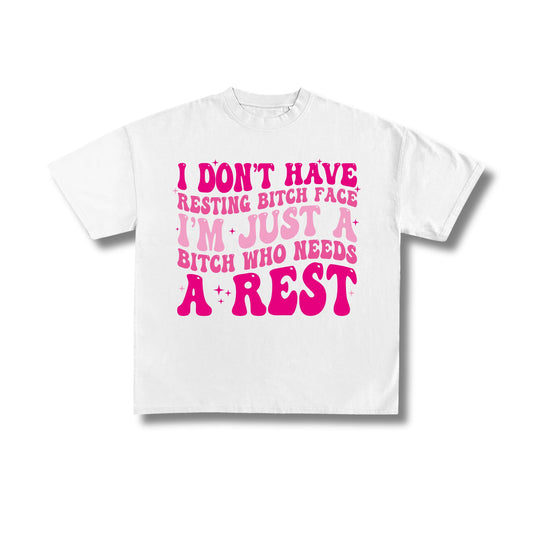 "Resting B@%$! Face" Premium Oversized Tee Unisex