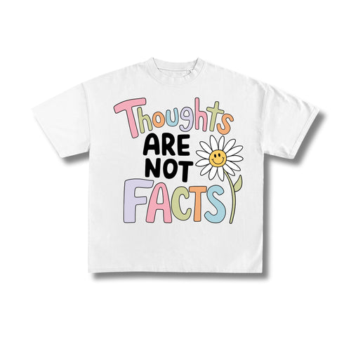 "Thoughts are Not Facts" Premium Oversized Tee Unisex