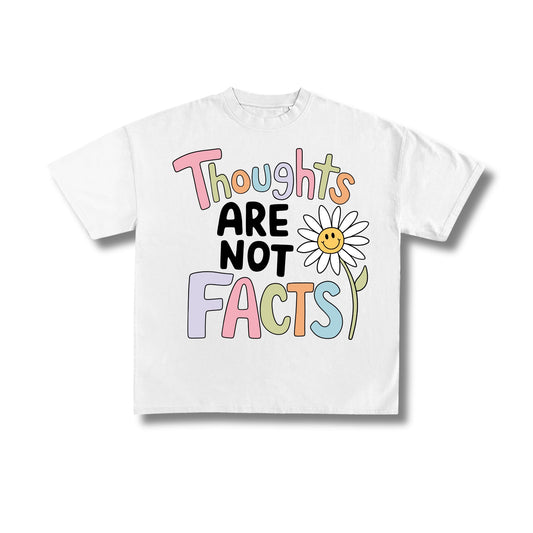 "Thoughts are Not Facts" Premium Oversized Tee Unisex