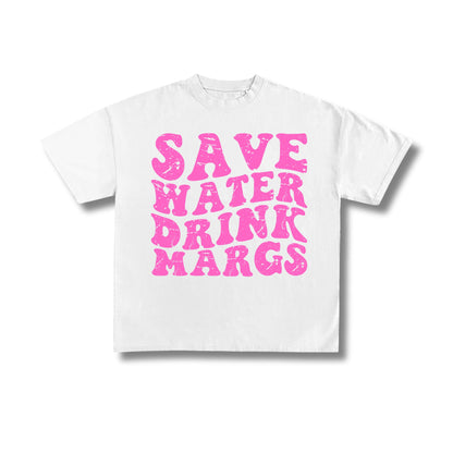 "Save Water Drink Margs 2" Premium Oversized Tee Unisex