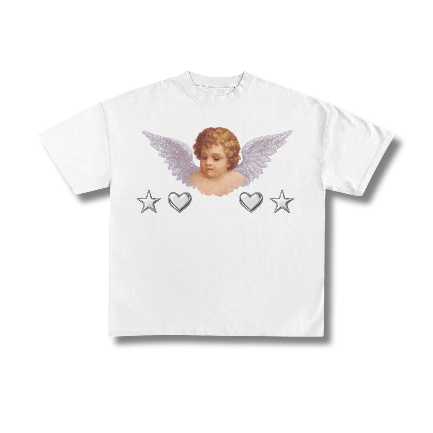 "Pixel Angel" Premium Oversized Tee Unisex