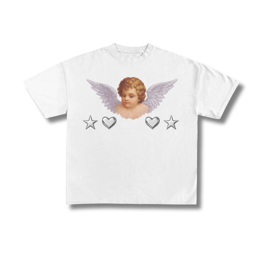 "Pixel Angel" Premium Oversized Tee Unisex