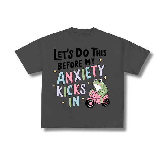 "Anxiety" Premium Oversized Tee Unisex