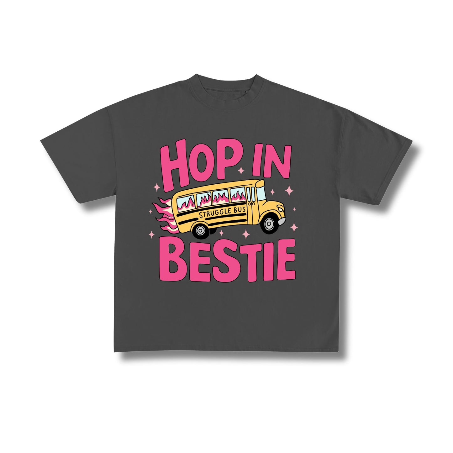 "Hop In Bestie" Premium Oversized Tee Unisex