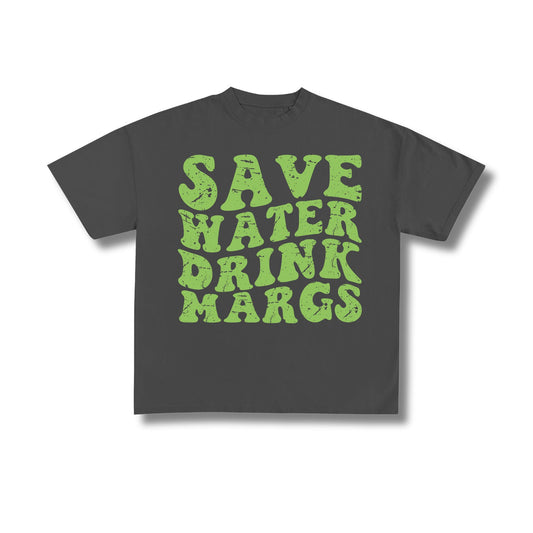 "Save Water Drink Margs 2" Premium Oversized Tee Unisex
