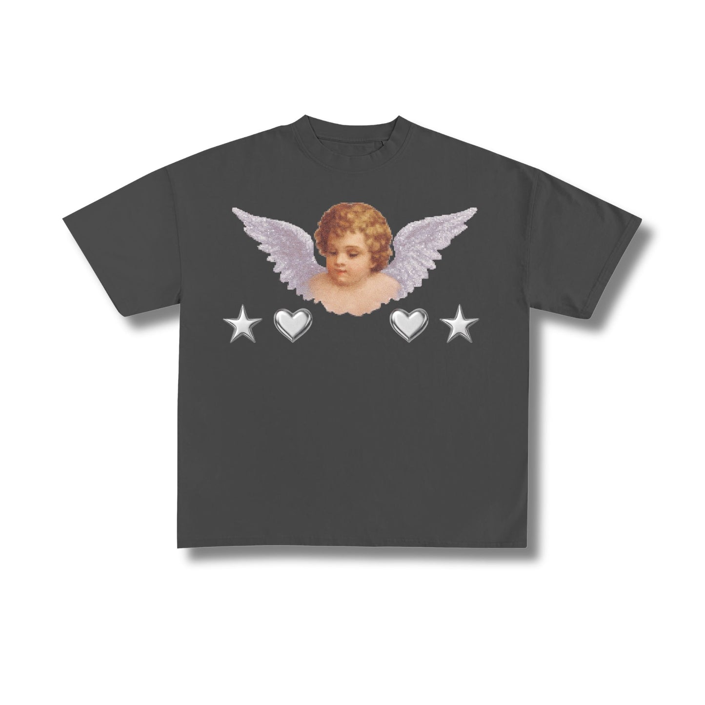 "Pixel Angel" Premium Oversized Tee Unisex