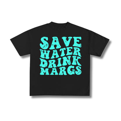 "Save Water Drink Margs 2" Premium Oversized Tee Unisex