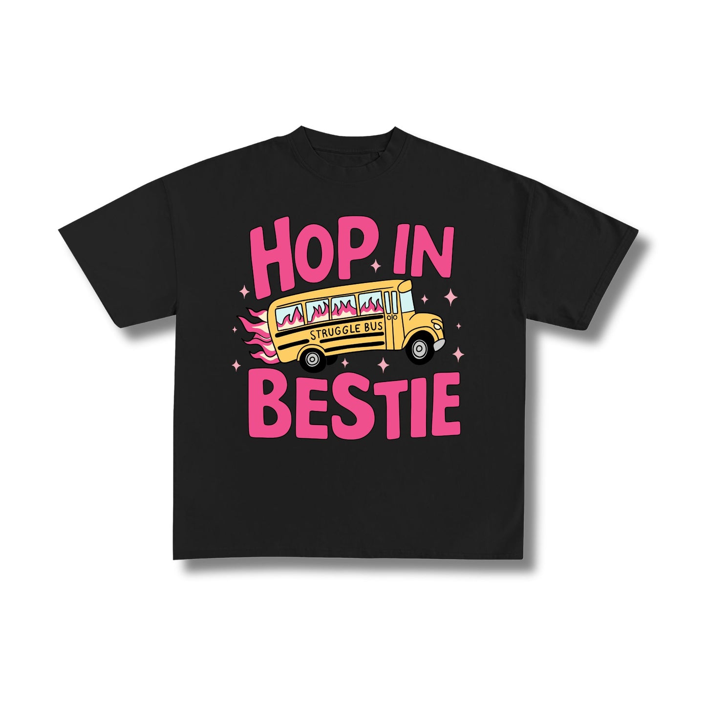 "Hop In Bestie" Premium Oversized Tee Unisex