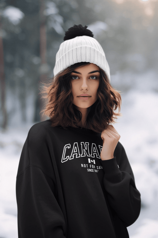 Canada Not For Sale Crewneck - The Cheeky Closet