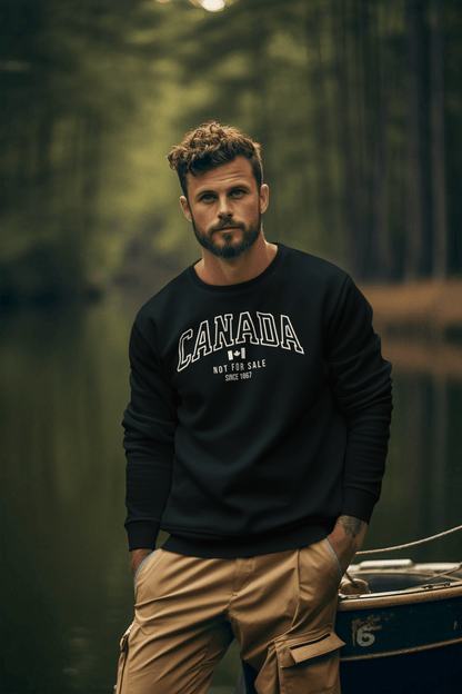 Canada Not For Sale Crewneck - The Cheeky Closet